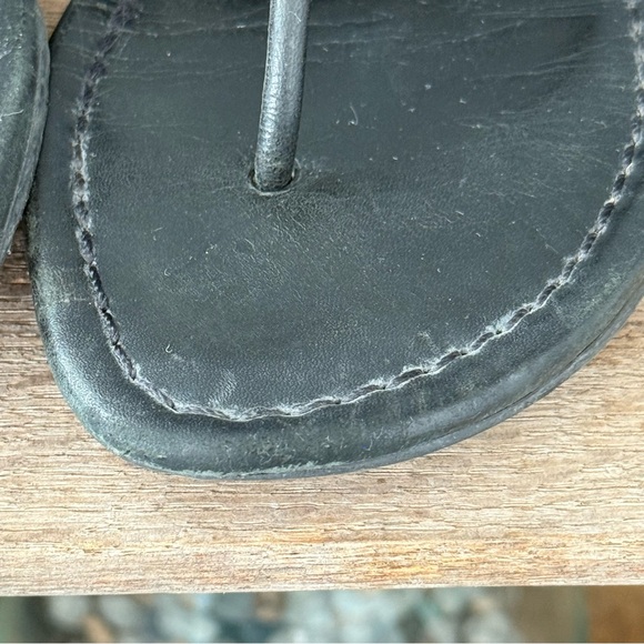 ✨Tory Burch Miller black leather sandal size 8.5 A30 - Picture 7 of 12